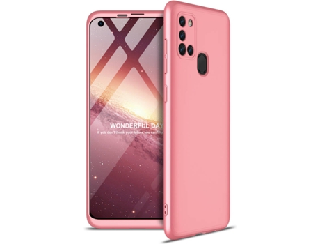Funda y Protector de Pantalla Samsung A21S PHONESHIELD Slim Armor 360º Rosa