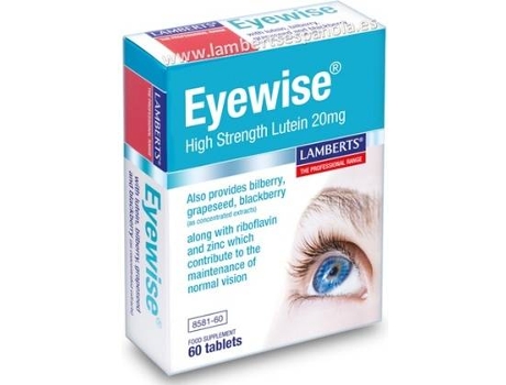 Té LAMBERTS Eyewise (60 tabletes)