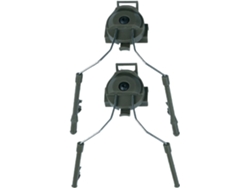 Soporte multifuncional para casco con adaptador, protección auditiva para actividades al aire libre, verde. SFUSHOS