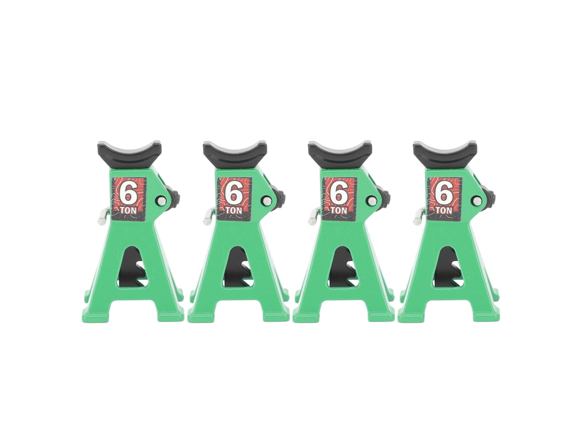 Juego De 4 Mini Alfombrillas De Ratón Ajustables De Aleación De Aluminio A Escala 1/24 Para Coche Rc Scx24 (verde)