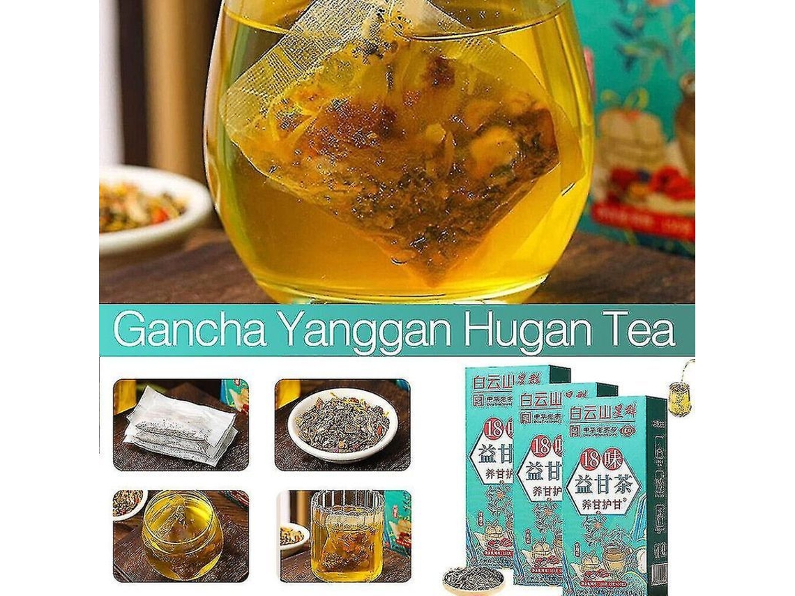 Té Para El Cuidado Del Hígado, 18 Sabores - 90 Bolsitas De Té - Ayuda A Proteger El Hígado Y Mejora La Función Gastrointestinal.