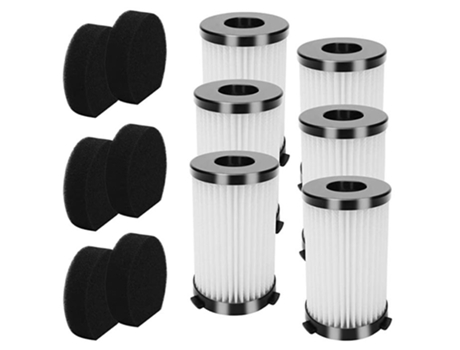 Filtro Hepa de repuesto de 6 piezas Compatible con aspiradora con cable Moosoo D600 / D601 e Iwoly V600