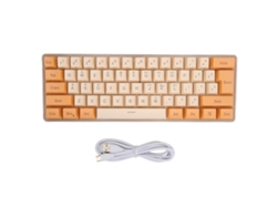 Teclado mecánico para juegos RGB con 61 teclas, USB