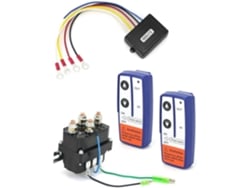 Kit De Cabrestante Con Control Remoto - 12 V, 250 A, Resistente Al Agua, Contactor De Relé Solenoide + 2 Controles Remotos