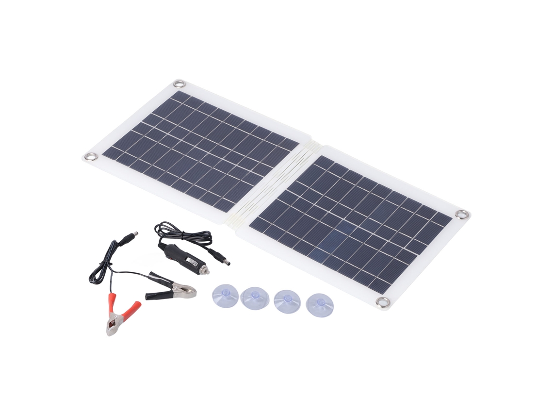 Panel Solar Policristalino Plegable 18v 10w Cargador Usb Para Teléfono Móvil Coche Mp3 Mp4
