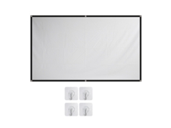 Pantalla De Proyector Portátil Hd De Alta Densidad De 60 Pulgadas Y Formato 16:9 Para Cine En Casa Y Uso En Exteriores.