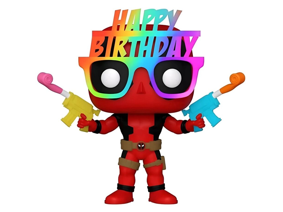 Figura Pop Marvel Deadpool Sombrero De Cumpleaños Del 30º Aniversario Del Deadpool Exclusivo B.active