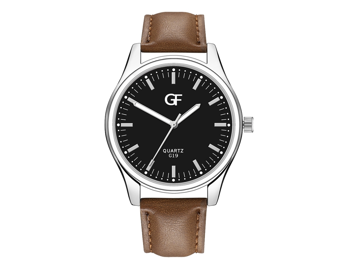Reloj De Pulsera Informal Para Hombre Con Correa De Cuero Sintético Y Movimiento De Cuarzo (5)