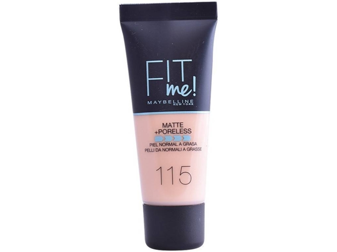Base MAYBELLINE Mate + Fit Me 115-Ivory Poreless Foundation