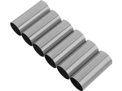 6 E14 25 60 Juego De Manguitos De Metal Cromado Mm X Para Tubos De Velas,