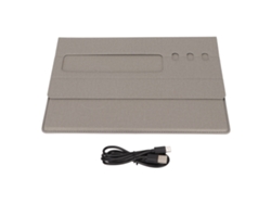 Tapete De Carregamento Sem Fio 10w Com Suporte Para Celular E Porta Canetas Para Dispositivos Com Carregamento Sem Fio