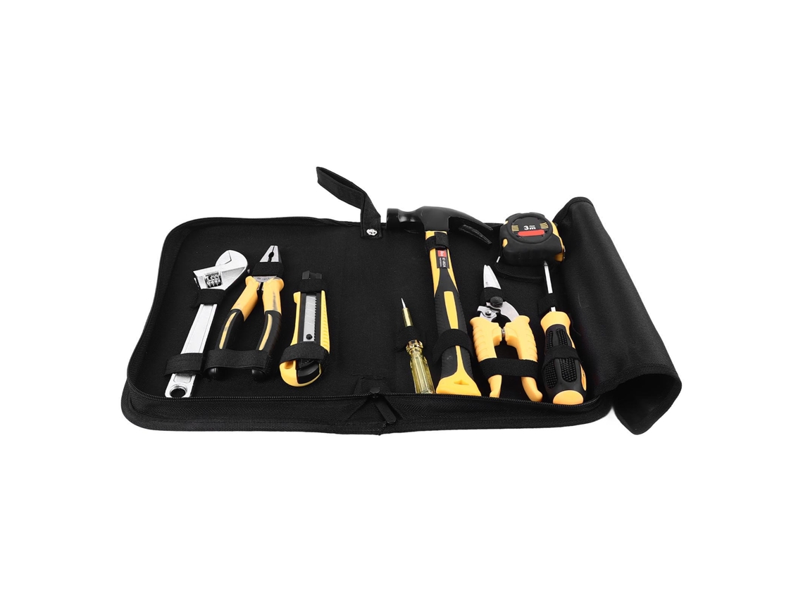 Kit de herramientas de reparación de 8 piezas (llave ajustable, comprobador eléctrico)