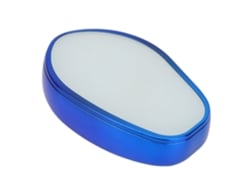 Removedor De Pelo Cristal Reutilizable Exfoliante Para Piernas Brazos Pecho Crecimiento Lento Azul Oscuro