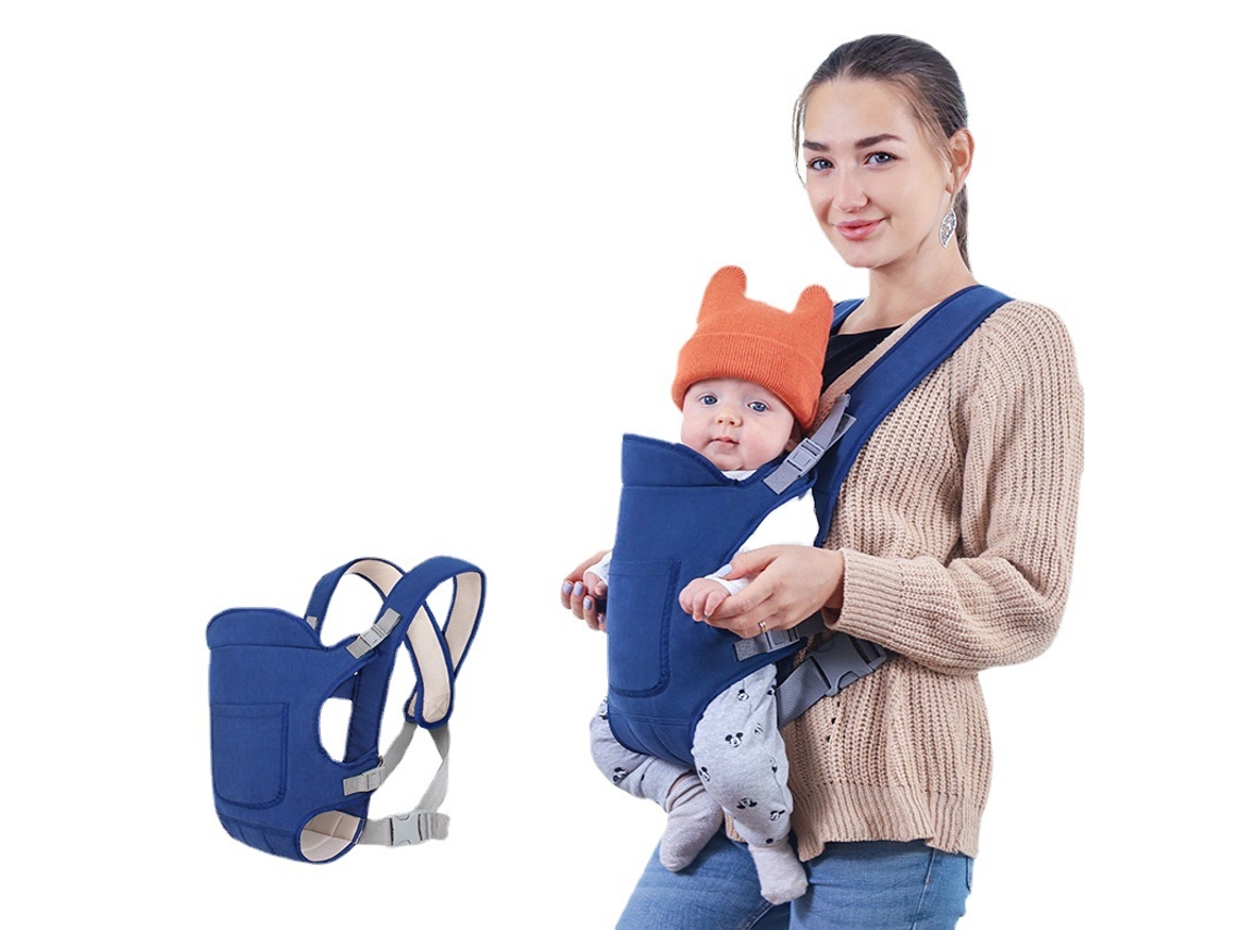 Canguro Para Bebé, Adecuado Para Bebés Dos 0 A 24 Meses, Azul.
