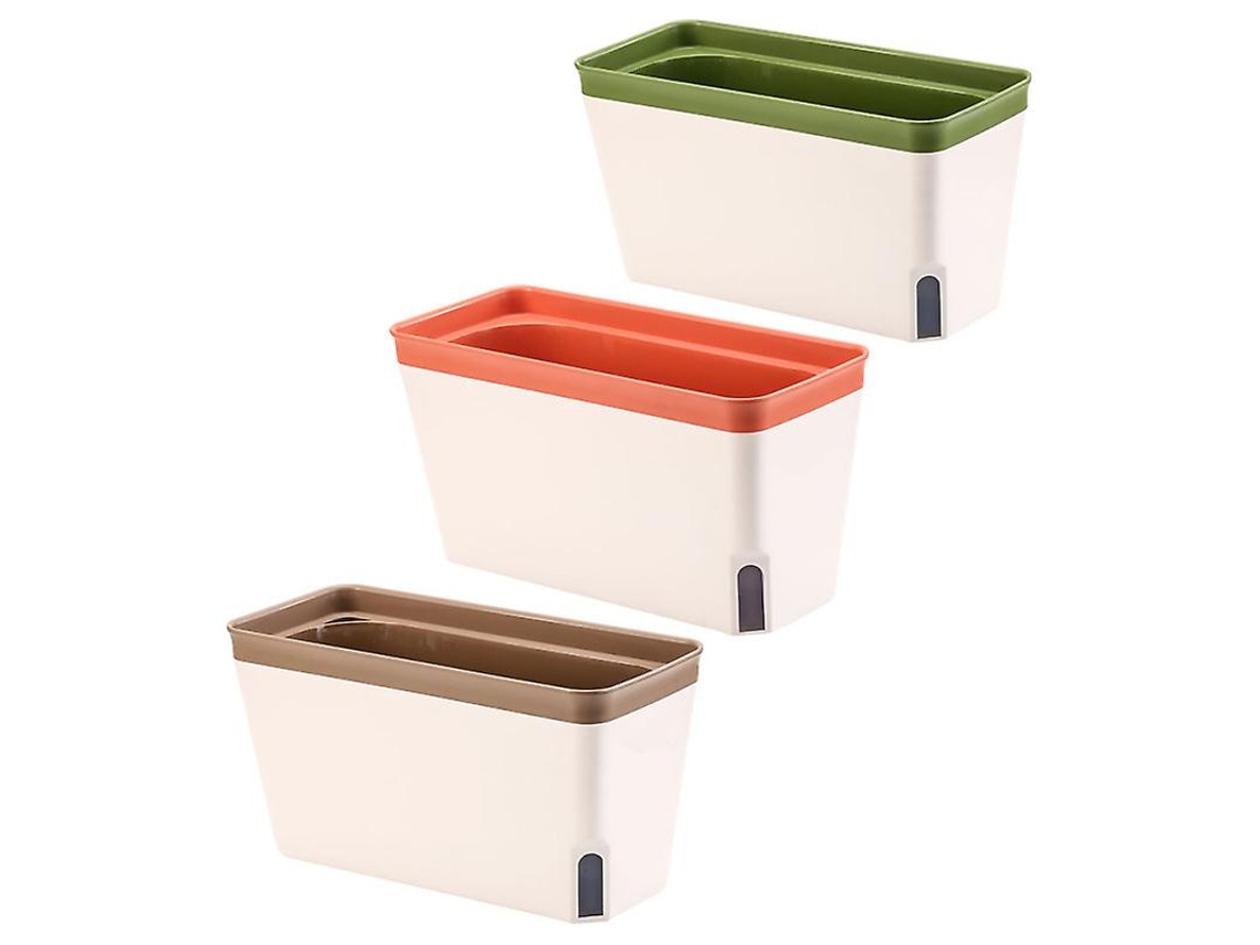 3 piezas maceta de almacenamiento de agua para plantas ALLINLESS