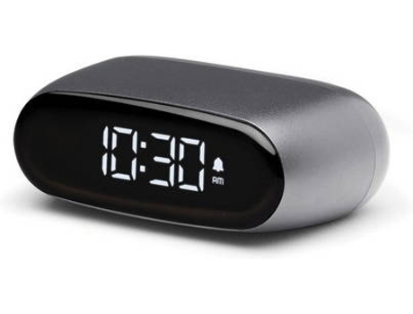 Reloj Despertador LEXON Minut (Digital - Gris)