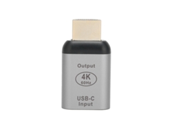 Adaptador Convertidor Usb-c Hembra A Hdmi 4k 60hz Compatible Con Windows, Android Y Os X.