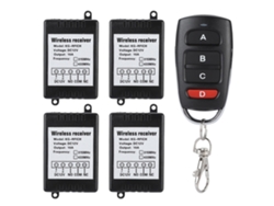 Sistema De Control Remoto Inalámbrico Unidireccional Con Control De Acceso De 1 A 4 Llaves, 12 V Cc.