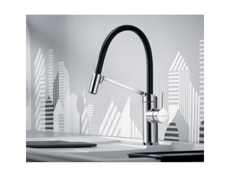 Grifo de Cocina BLANCO com Spray Lava Cinza 524813