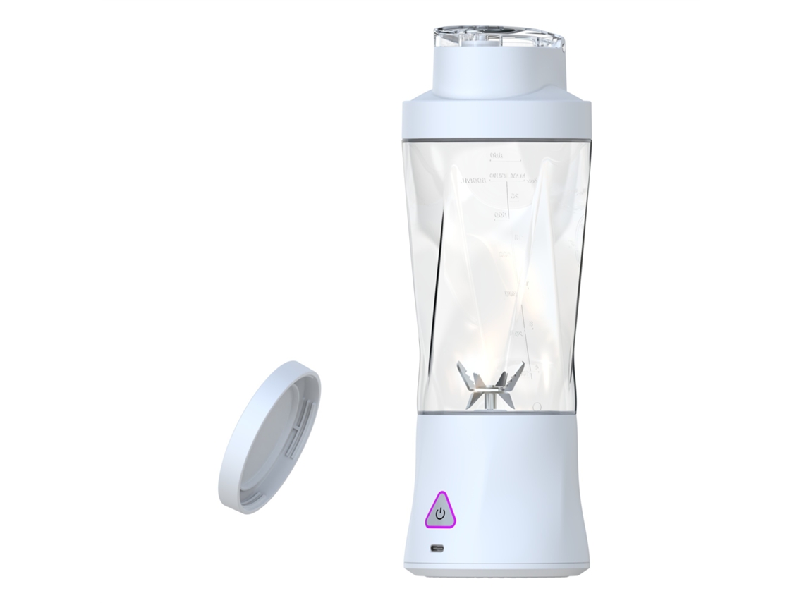 Exprimidor Eléctrico De Frutas, Licuadora Portátil Recargable Por Usb, 700 Ml (blanco) Czhhmart