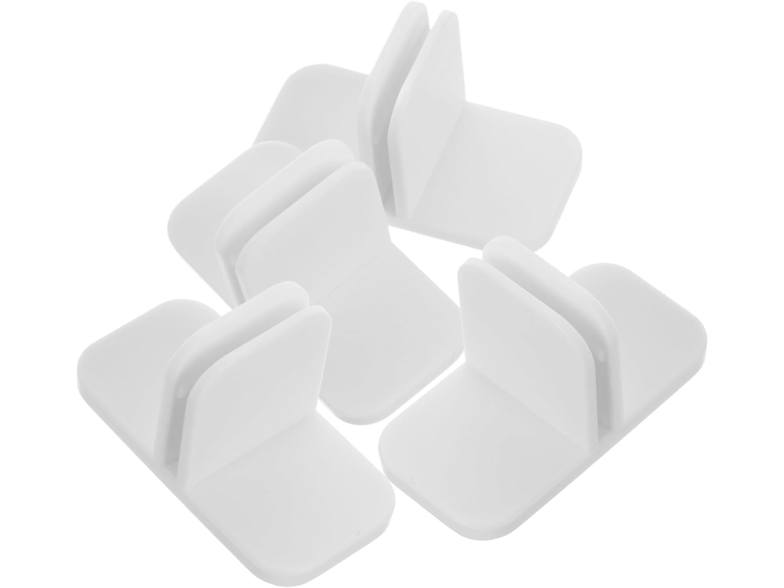 Clips Separadores Cajones Plástico Blanco Fácil Instalación Limpieza Juego 4 Organizar Interior Accesorios