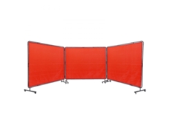 Conjunto de protección y cortinas de soldadura de vinilo ignífugo Tekmaquinas