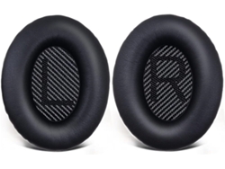 Almohadillas y puntas de repuesto para auriculares Bose Quietcomfort 35/35 II/15/25 negros QC35 canales (QC 35/25/15/QC35 II)