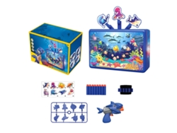 Juguete De Tiro Infantil Con Objetivos Giratorios, Luces Y Sonidos, Regalo De Navidad, Pelota De Eva Suave.