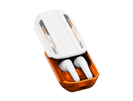 Auricular inalámbrico Bluetooth, Bluetooth 5.3, IPX7 a prueba de agua, 25 horas de duración de la batería, Blanco CHRONUS