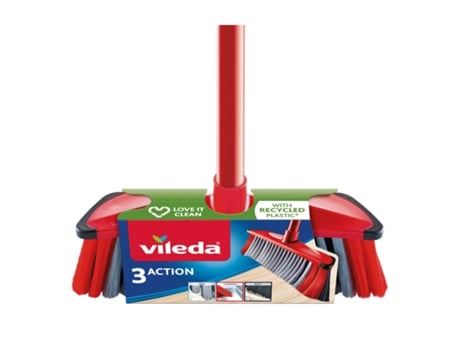 Escova VILEDA (Plástico - Rojo)
