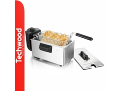 Freidora de aceite eléctrica Techwood de 2000 W y 3 L