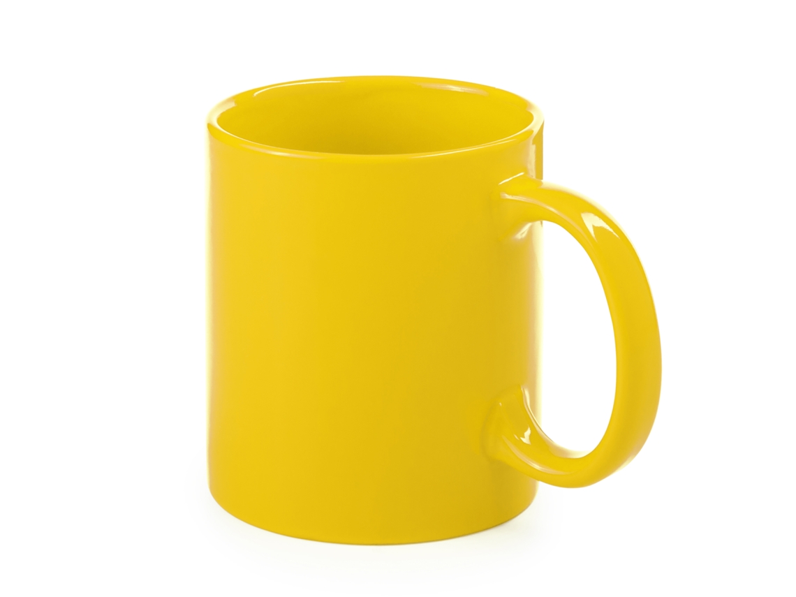 Taza de cerámica esmaltada brillante de 370 ml