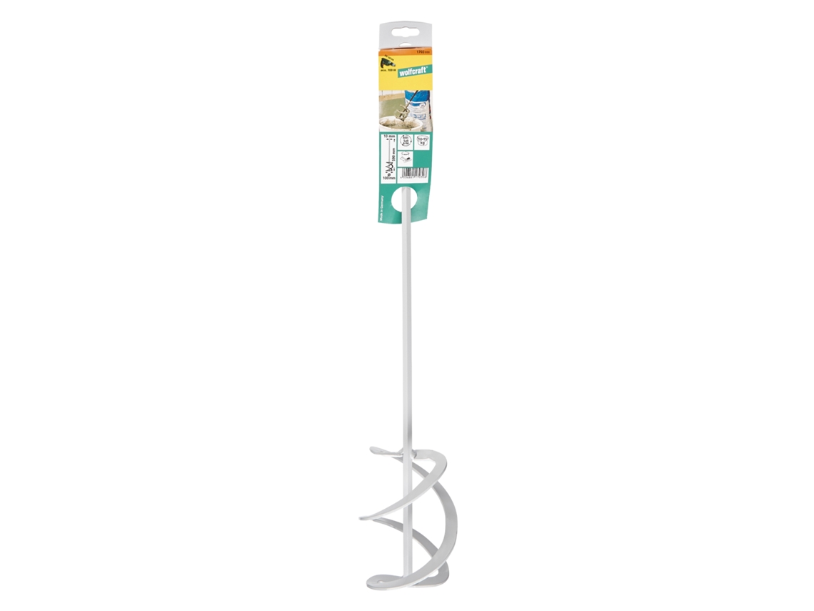 Wolfcraft 1703000 - 1 Mezclador Para Mortero Y Cola Prof. Ø 100 X 590 Mm