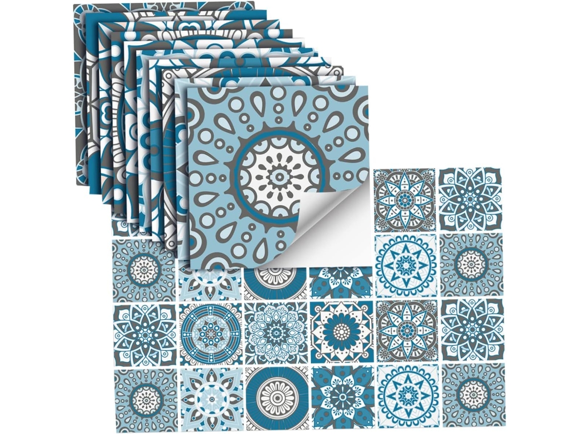 Adhesivo Decorativo Para Azulejos - Este Adhesivo Para Azulejos Está Hecho De Pvc, Tiene Un Adhesivo...