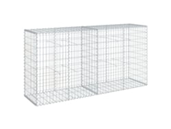 Cesta De Gaviones VIDAXL Plateado Hierro (200x50x100cm)