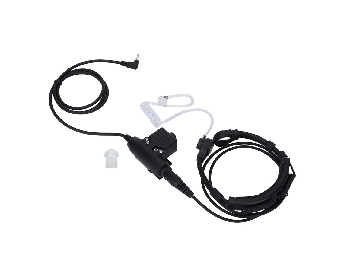 Adaptador De Auriculares Ptt U94 Con Micrófono De Garganta Para Radios Bidireccionales Motorola T5428 T80 De 2,5 Mm