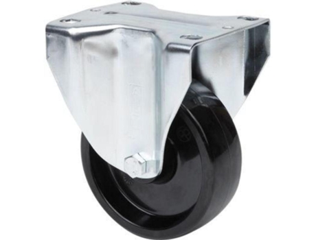 Rueda fija 17zvl100-tt resina negra eje liso ALEX