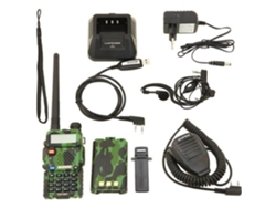 Baofeng Uv-5R Walkie Talkie Fm Vhf/Uhf Radio con modo de espera de pantalla de doble banda y reloj incorporado