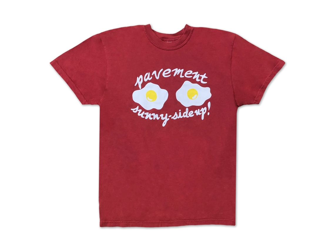 Pavement Sunny Eggs red T-shirt Rockinstone Unisex Adults Best Sellers Size:m