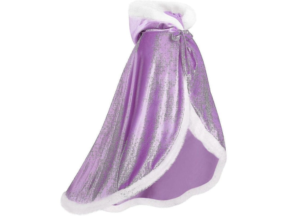 2026altiro-capa Reversible Para Adultos Y Niños, Capa De Bruja Vampiro Para Fiestas De Disfraces, Navidad, Halloween, Pascua, 120 Cm, Morado