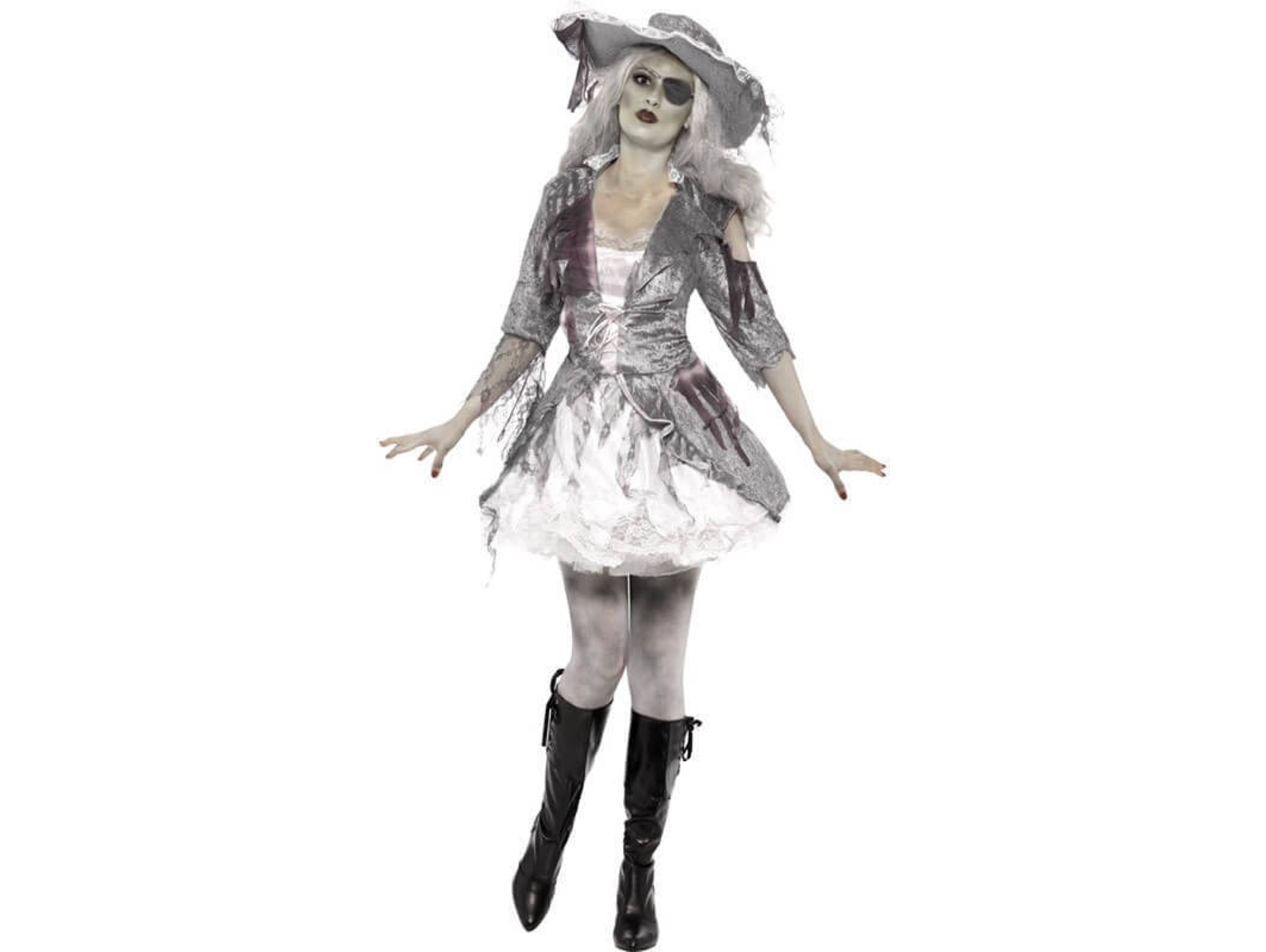 Disfraz de Mujer DISFRAZZES Fantasma Pirata De Barco (Talla: S)