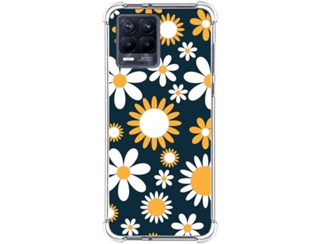 Carcasa Realme 8 4G TUMUNDOSMARTPHONE Dibujos Antigolpes Flores 08 Multicolor