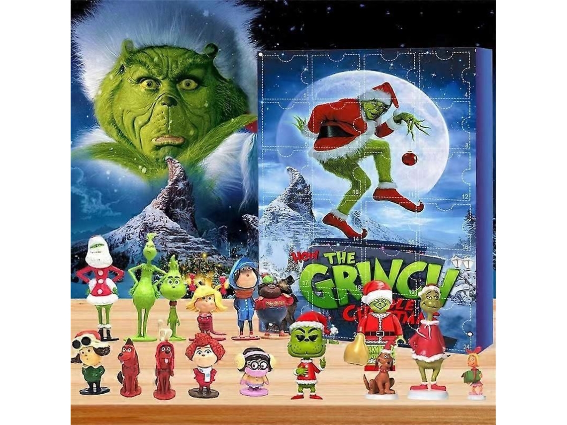 Caja Sorpresa De Adviento Navidad 2025 24 Piezas Regalo Sorpresa Grinch C Juguete De Plástico