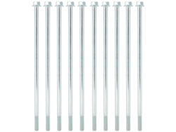Kit de 10 tornillos M8x230 con brida hexagonal para motores y generadores CHABERLU