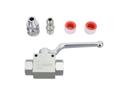 Kit De Válvula De Bola De Acero Inoxidable Para Hidrolavadora De 4500 Psi Con Conexiones Rápidas De 3/8 Pulg.