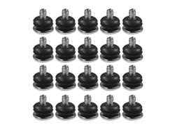 20 Tornillos Antivibración + Juntas Amortiguadoras Para Disco Duro De 3,5 Pulgadas Para Carcasa De Ordenador