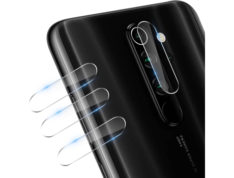 Pack 4 Protectores de Cristal Templado Xiaomi Redmi Note 8 Pro 3MK GLASCAM-3MK-N8P Transparente (4 Unidades)