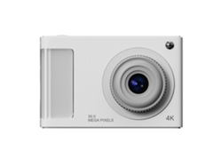 Cámara compacta portátil Eifson HD 1080p, zoom 16x, 48 MP, pantalla LCD de 2,4 pulgadas (blanca)