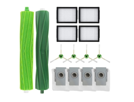 1 conjunto de escova lateral com filtro hepa para irobot roomba i7 i7 i6 i8 i3 plus
