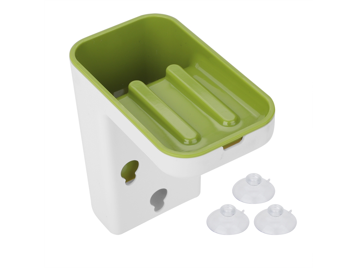 KOFIHETY Estante Secado Esponja Cocina Organizador Vajilla Verde Material ABS